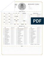 Call of Cthulhu Character Sheet Printable