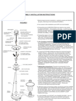 Assembly / Installation Instructions: 6 Corporate Parkway Goose Creek SC 29445 WWW Quoizel Com, - .