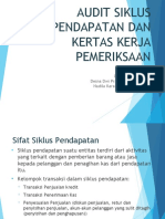 KEL 2. Siklus Audit Pendapatan Dan Kertas Kerja Audit