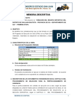 12.0 Memoria Descriptiva