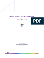 Oracle Forms Look & Feel Project: Developer Guide