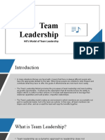 Topic 10 Team Leadership Model