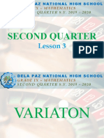 Gr. 9 Q2 Week 1 Lesson 3 Joint Variation