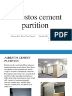 Asbestos Cement Partition