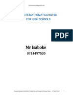 All Mathematics 1-4 Notes