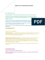 (Right) SOURCES OF DOMESTIC LAW