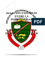 Cualidades Del Líder Militar y Personalidad Resiliente