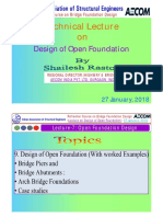 Technical Lecture On: Design of Open Foundation