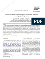 Fault Fracture Density and Mineralization