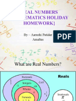 Maths Real Numbers PPT by Aarushi Patidar