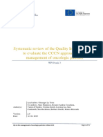 Systematic Review of The Quality Indicators (Qis) To Evaluate The CCCN Approach in The Management of Oncologic Patients