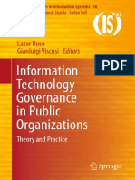 Information Technology Governance in Public Organizations: Lazar Rusu Gianluigi Viscusi Editors