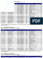 UWI Timetable Cross Reference Draft 201910 29OCT2019