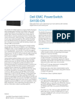 Dell Networking s4100 Series Spec Sheet