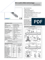 MK4 A (With ONDA Technology) : Contactless Magnetostrictive Linear Position Transducer (Analog Output)