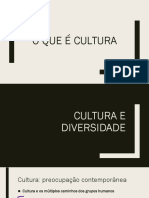 O Que Cultura - Slides