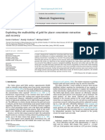 Exploiting The Malleability of Gold For Placer Concentrate Extractionand Recovery