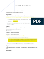 Evaluación Unidad 1 - Estadistica Inferencial