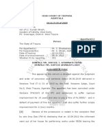 High Court of Tripura Agartala: - Appellant(s) Versus - Respondent(s)