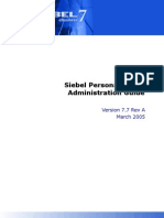 Siebel Personalization Administration Guide: Version 7.7 Rev A March 2005