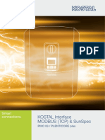 Kostal Interface Modbus (TCP) & Sunspec: Piko Iq / Plenticore Plus