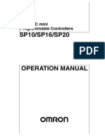 SP10/SP16/SP20: SYSMAC Mini Programmable Controllers