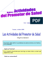 Actividades Del Promotor de Salud