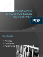 1 - General Concept of Penology, Corrections and Punishments