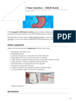 Nasogastric NG Tube Insertion OSCE Guide