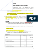 Practice Questions For BAAC 550 Question 1 Property, Plant and Equipment (15 Marks, 15 Minutes)