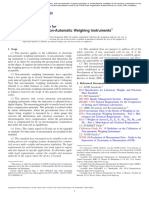 E898-2020 Calibration of Non-Automatic Weighing Instruments