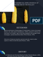 Commercial Exploitation of Heterosis in Crop Plant