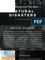 Disaster Management and Preparedness