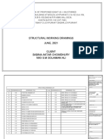 Structuiral Drawings of Revised Plan