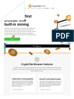 The World's First Browser With Built-In Mining