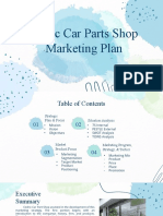 Cedric Car Parts Shop Marketing Plan