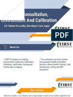 FIRST Consultation, Environment and Calibration: 6/C Taksem El-Laselky, New Maadi, Cairo, Egypt