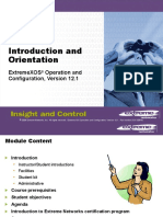 Introduction and Orientation: Extremexos Operation and Configuration, Version 12.1