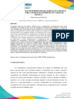 Todas As Areas de Conhecimento - As Competências Socioemocionais, Formação Cidadã e Projeto de Vida - Um Diálogo Possível No Chão Da Escola