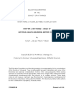 Chapter 2, Sections 2.1 and 2.9 Of: Individual Health Insurance, Second Edition