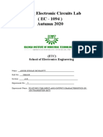 Aec Expt 7 - BJT CB Junction Transistor