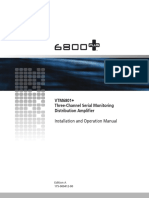 VTM6801 Three-Channel Serial Monitoring Distribution Amplifier