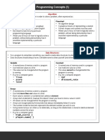 Programming Concepts Cheat Sheet