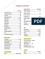 A320/321 CHECKLIST: Preflight