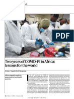 Comment: Two Years of COVID-19 in Africa: Lessons For The World