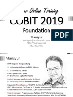 Mansyur Cobit2009foundation 1hour 27apr2019