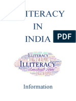 Illiteracy IN India: Information