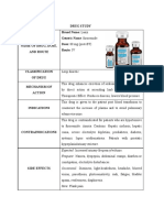 Drug Study - Furosemide