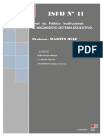 EL NACIMIENTO DE SISTEMA EDUCATIVO - Final P. I-Diaz