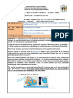 Plan de Clases Geografía Semana 22 y 23